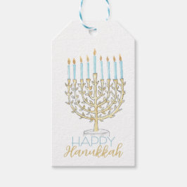 Menorah Gift Label Cadeaulabel