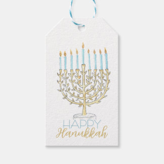 Menorah Gift Label Cadeaulabel