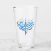 Menorah Glas (Achterkant)