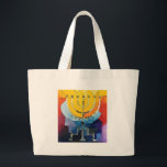 Menorah Grote Tote Bag<br><div class="desc">Sjabloon van tas</div>
