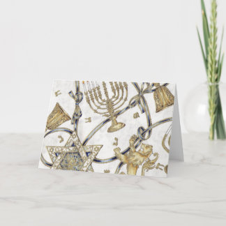 Menorah Hannukah Feestdagen Kaart