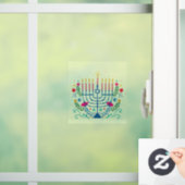 Menorah Hannukah Raamsticker (Huis)