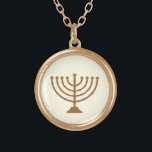 Menorah ~ Hanukkah Celebratie Goud Vergulden Ketting<br><div class="desc">De traditionele Menorah voor je Hanukkah Celebratie,  een Bar Mitzvah of Bat Mitzvah op een buit die draag naar je Synagogue,  kantoor,  diner,  lunch omdat het perfect is voor elke gelegenheid.</div>