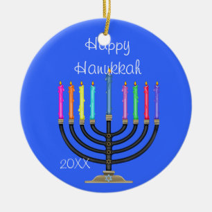 MENORAH & HANUKKAH Ornament/STAR VAN DAVID Keramisch Ornament