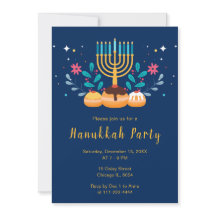 Menorah Hanukkah Party