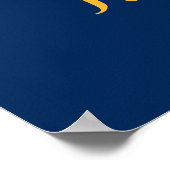 Menorah Hanukkah Party Welcome Poster (Hoek)