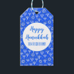 Menorah Hanukkah Star van David CUSTOM Holiday Cadeaulabel<br><div class="desc">Ik hoop dat je van dit vakantiemodel houdt. Voeg je eigen tekst toe aan de voor- of achterkant. Bekijk mijn winkel voor meer overeenkomende objecten zoals stickers,  mokken,  kaarten,  pakpapier en andere vakantiepatronen. Bedankt om met mij te winkelen,  als je iets wilt,  laat het me dan weten!</div>