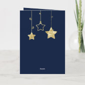 Menorah Happy Hanukkah Feestdagen Kaart (Achterkant)