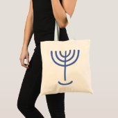 Menorah Icon Tote Bag (Voorkant (product))