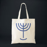 Menorah Icon Tote Bag<br><div class="desc">Menorah is gemaakt van de letters Menorah: Mem, Nun, Resh, Hey Mem - Chaos Mighty Blood Nun - Continue Heir Son Resh - First Top Beginning Hey - Kijk Breath Exo 25:31 en gij zult een kaars van zuiver goud maken: van geslagen werk moet de kandelaar gemaakt worden: zijn schacht...</div>