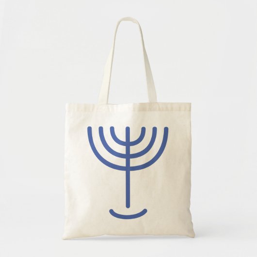 Menorah Icon Tote Bag (Voorkant)