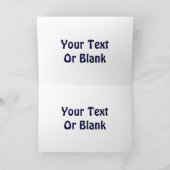 Menorah in het raam feestdagen kaart (Binnen)