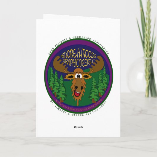 Menorah in het venster feestdagen kaart (Achterkant)