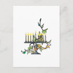 Menorah & Ivy Feestdagenkaart<br><div class="desc">Menorah en Ivy.</div>