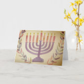 Menorah Kaart (Gele Bloem)