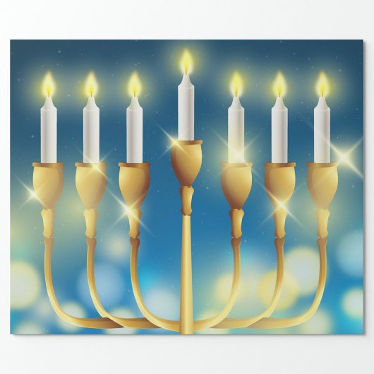 Menorah kandelaars cadeaupapier
