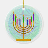 Menorah Keepomwille Ornament (Achterkant)
