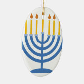 Menorah Keramisch Ornament (Rechts)