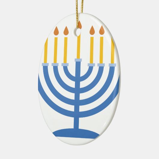 Menorah Keramisch Ornament (Links)