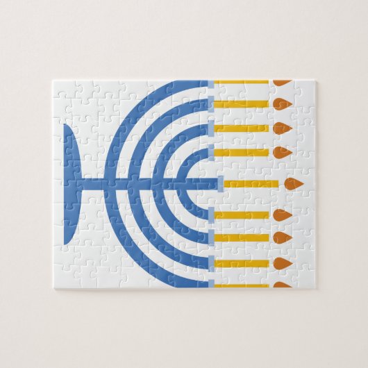 Menorah Legpuzzel (Horizontaal)