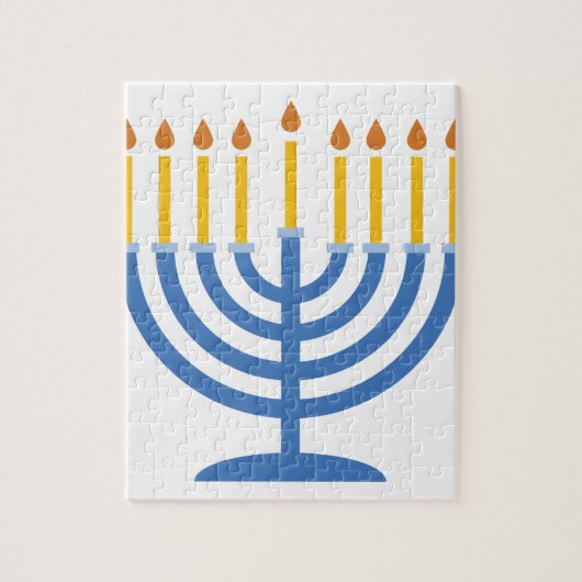 Menorah Legpuzzel (Verticaal)