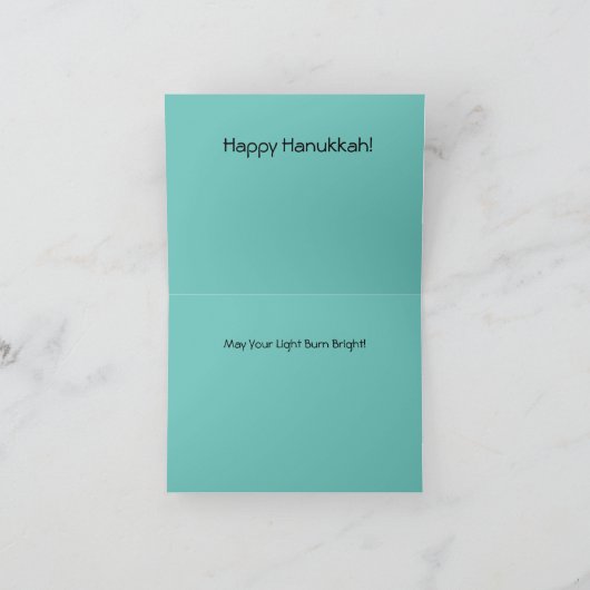 Menorah-medium Kaart (Binnen)