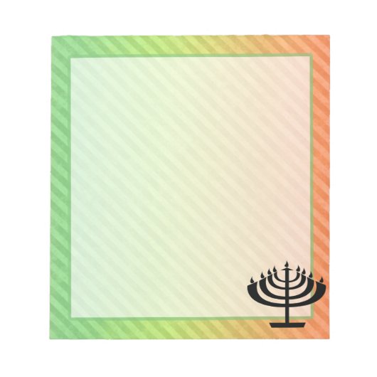 Menorah Notitieblok (Voorkant)
