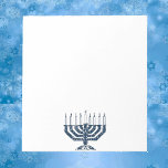 Menorah Notitieblok<br><div class="desc">Menorah voor Hannukah</div>