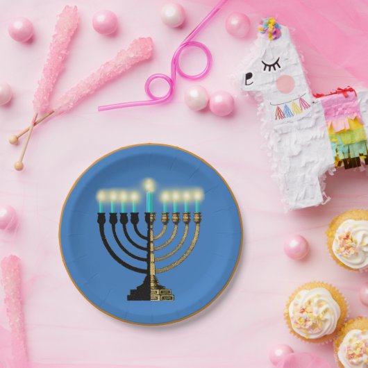 Menorah Paper Bord (Feest)