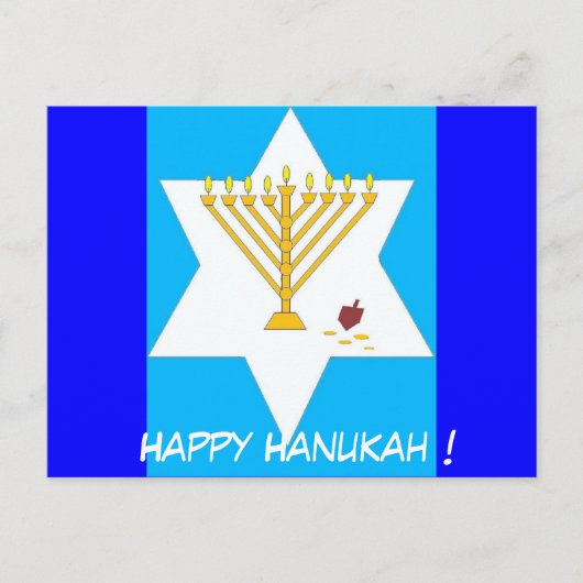 Menorah Post Card Briefkaart (Voorkant)