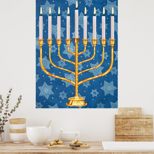 menorah poster (Keuken)