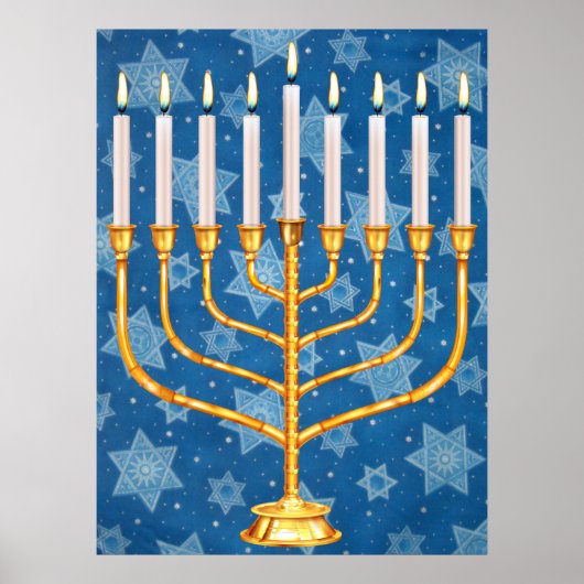 menorah poster (Voorkant)