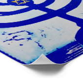 Menorah Poster, 8 x 10 inch Poster (Hoek)