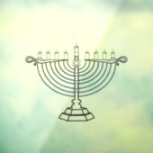 Menorah Raamsticker (Vel 3)