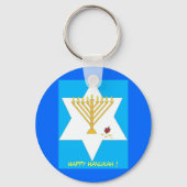 Menorah Sleutelhanger (Voorkant)