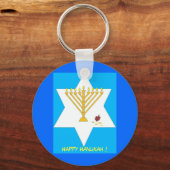 Menorah Sleutelhanger (Voorkant)