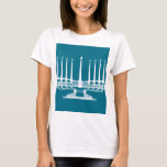 Menorah T-shirt<br><div class="desc">Origineel Kunstwerk door Thedustyphoenix.</div>