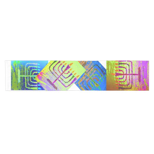 Menorah-tafelloper Korte Tafelloper (Horizontaal)