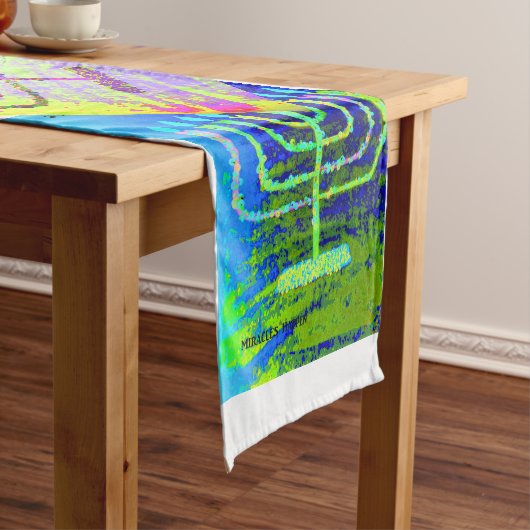 Menorah-tafelloper Korte Tafelloper (Voorbeeld)