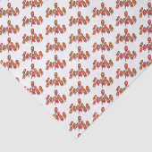 Menorah- Tissuepapier (Detail)