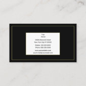 Menorah Visitekaartje (Achterkant)