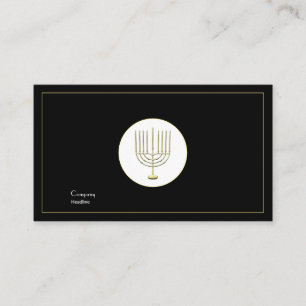 Menorah Visitekaartje