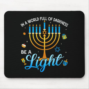 Menorah Wees Een Licht Gelukkig Hanukkah Truien Vo Muismat