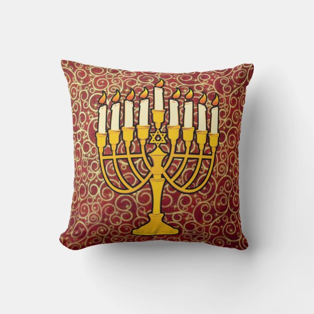 Menorah-werpkussen Kussen (Voorkant)