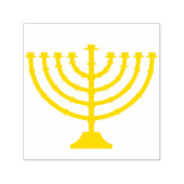 Menorah Zelfinktende Stempel (Design)