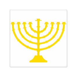 Menorah Zelfinktende Stempel