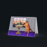 menorahkat feestdagen kaart<br><div class="desc">Een bijzondere tijd,  ongeacht je leeftijd.</div>