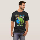 Menorasaurus dit is hoe ik dinosaur Hanukkah Gif T-shirt (Voorkant volledig)