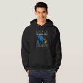 Menorasaurus Rex Dinosaur T Rex Hanukkah Menorah B Hoodie (Voorkant volledig)