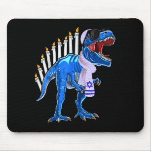 Menorasaurus Rex T-shirt T-Rex Dinosaur Hanukkah C Muismat
